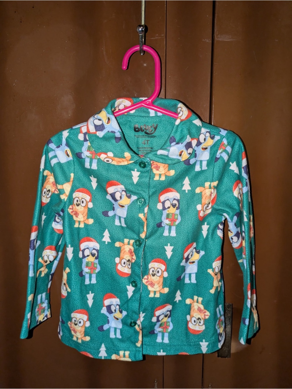 Bluey Christmas PJ Top